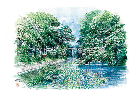 青葉山公園 長沼 | 仙台城下町百景